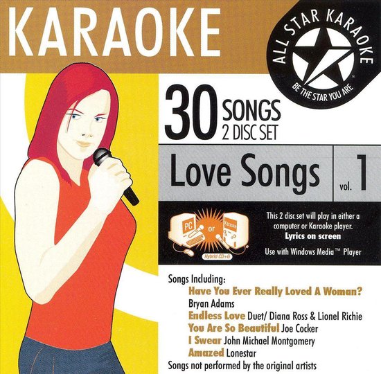 Karaoke Love Songs, Vol. 1, Karaoke CD (album) Muziek