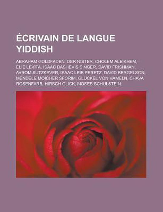 Ecrivain de Langue Yiddish