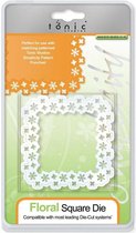 Tonic Studios - Simplicity Die Cutting Templates - Floral Square Die 232E