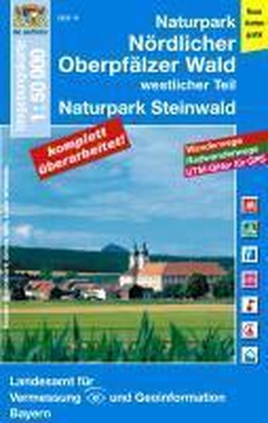 Naturpark Nördlicher Oberpfälzer Wald/West 1 : 50 000 - cover