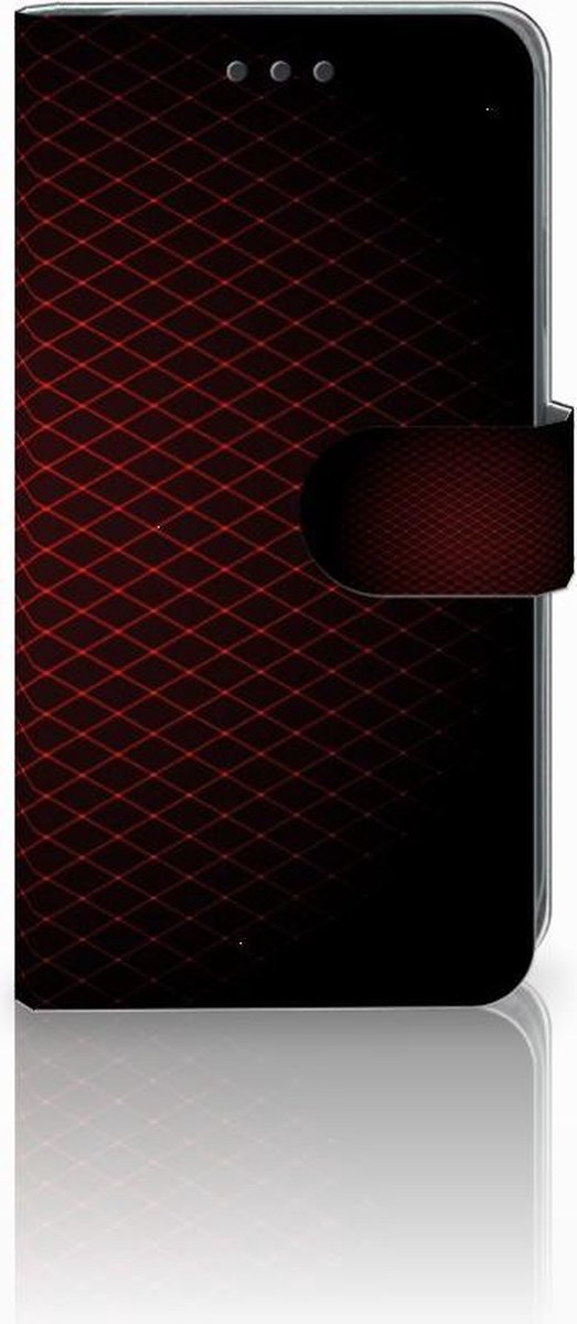 Apple iPhone Xr Telefoon Hoesje Geruit Rood
