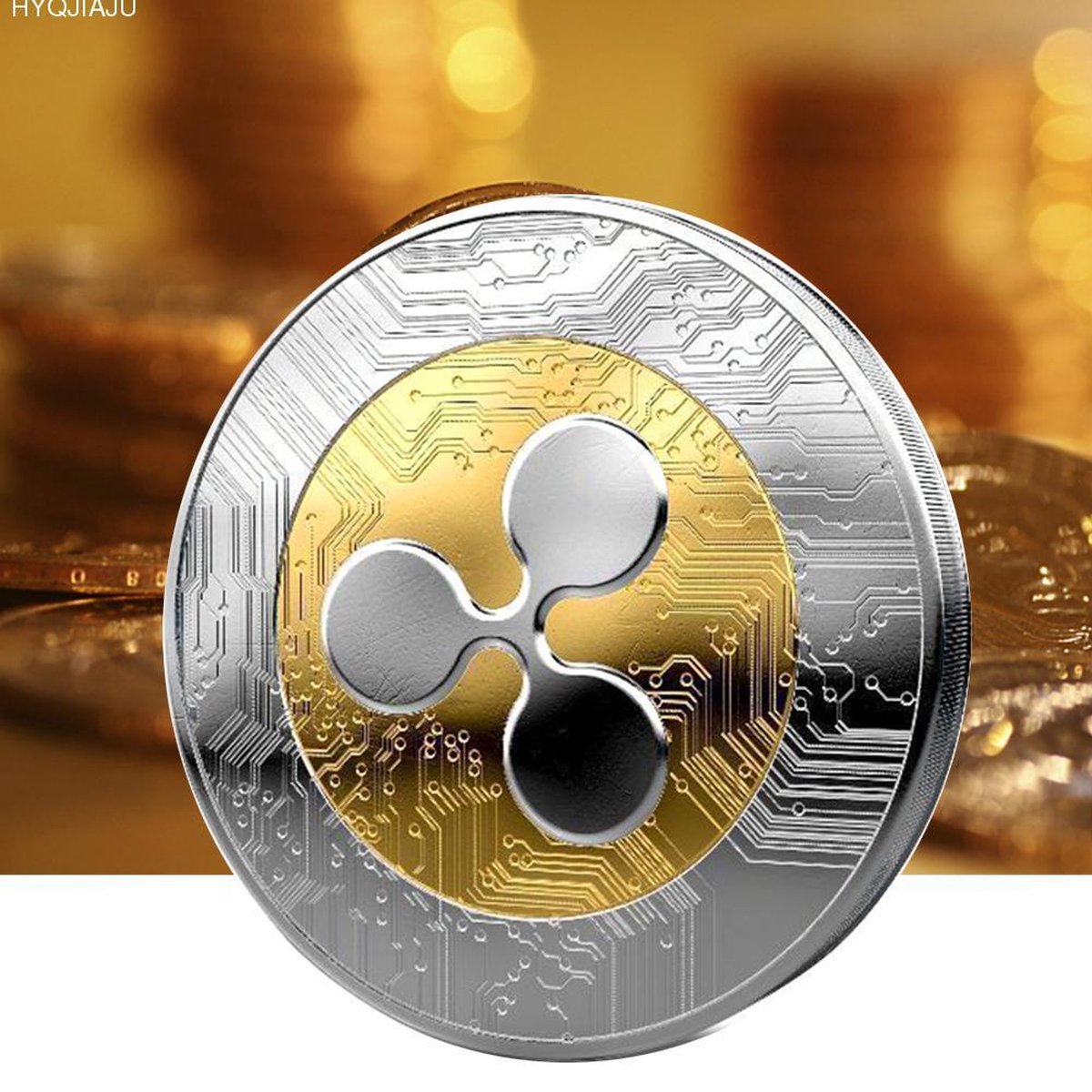 Ripple Coin Souvenir Munt - Unieke munt om cadeau te geven | bol