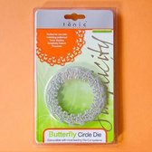 Tonic Studios snij en embossing mal Butterfly Circle Die 224E