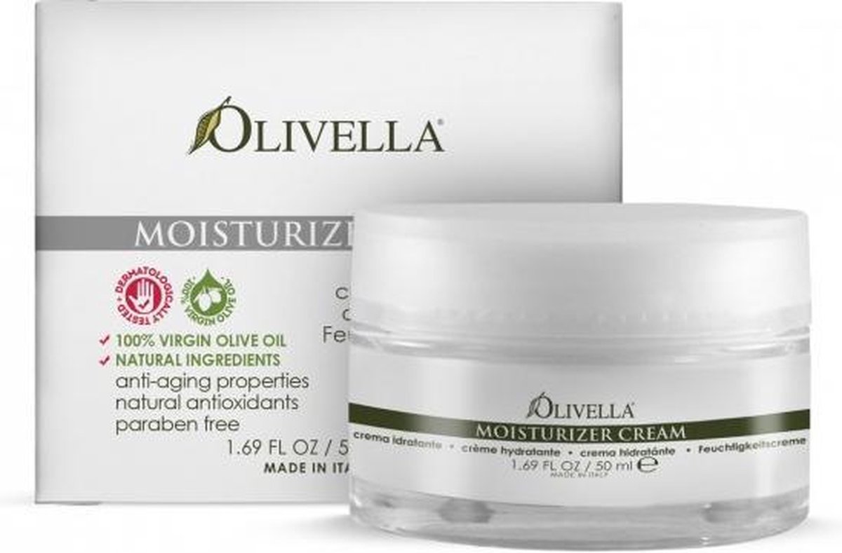 Olivella - Moisturizer crème - vocht regulerende crème met Olijfolie