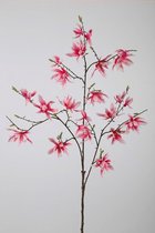 Magnolia Japans - zijden bloem - kunstbloem 1 stuk -  extra groot - roze - topkwaliteit - 153cm