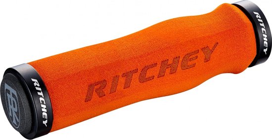 Poignées Ritchey WCS Ergo True Grip Lock-On, orange