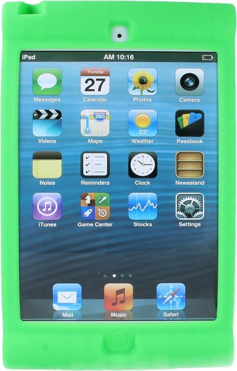 Apple iPad Mini 1, 2, 3 Siliconen Case Groen Green