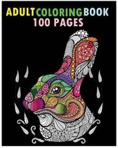 Adult Coloring Book: 100 Pages