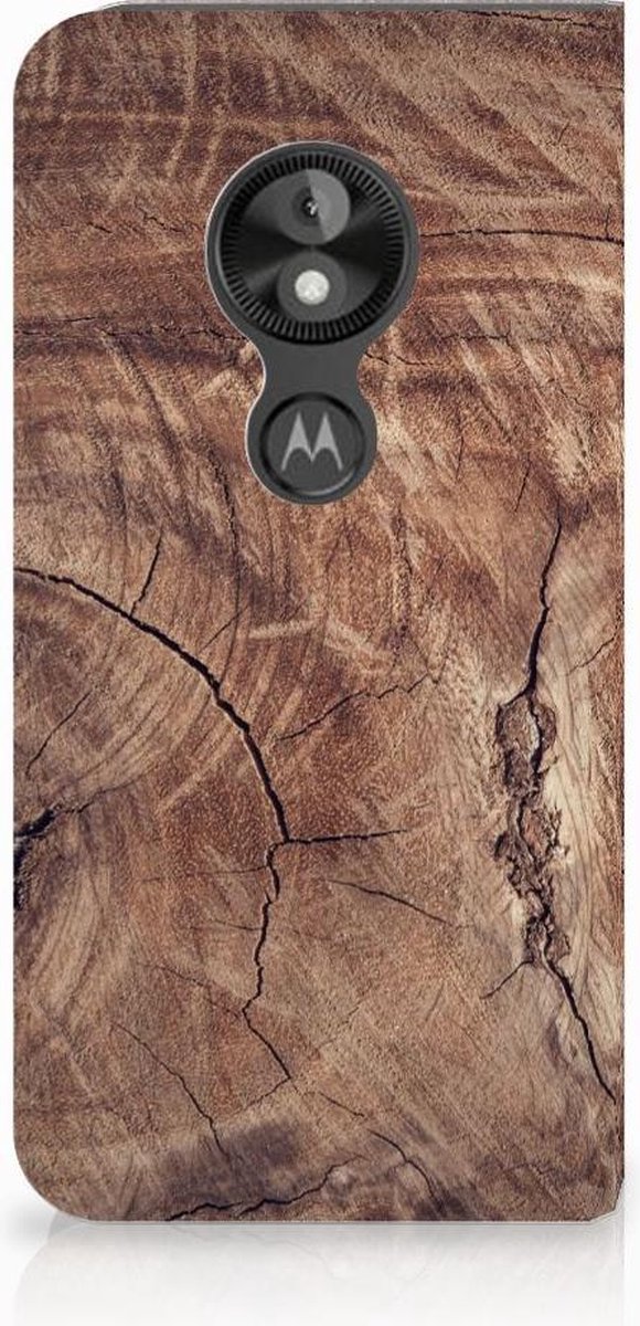 Motorola Moto E5 Play Book Wallet Case Tree Trunk