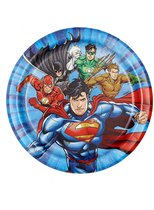 UNIQUE - 8 kleine Justice League borden 18 cm - Decoratie > Borden