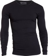 Garage 204 - T-shirt l/sl bodyfit V-neck black XXL 95%cotton/5% elastan