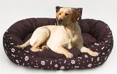 XXL Hondenbed van kunstleer - hondenkussen hondensofa kattenbed hondenkorf - waterdicht 110 X 80 cm