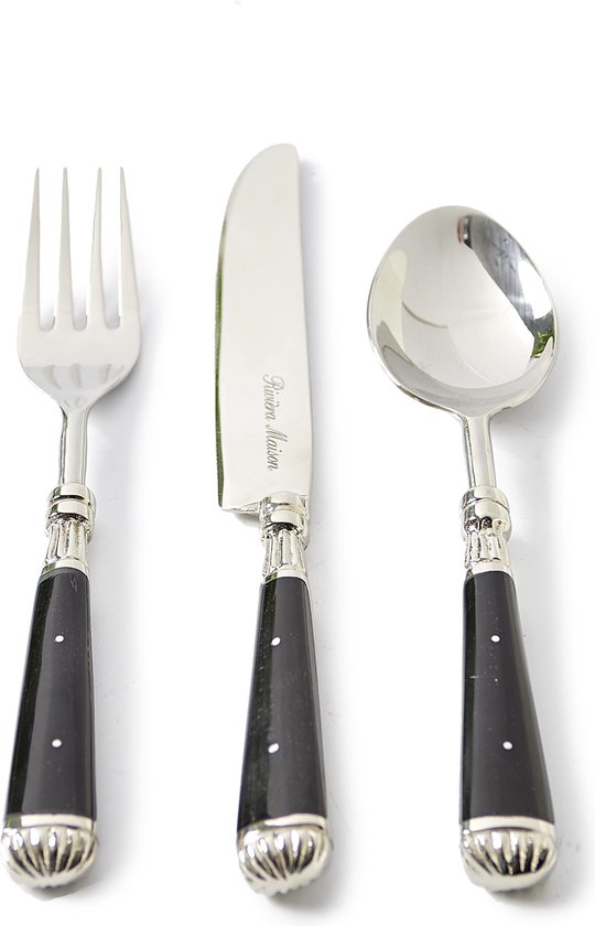 vroegrijp Overeenkomend Herenhuis Rivièra Maison Sienna Cutlery S3 - Bestekset - 3-delig | bol.com