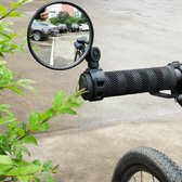 Fietsspiegel - Verstelbaar - Stuurbevestiging 15-33MM Spiegel voor op de fiets Zwart