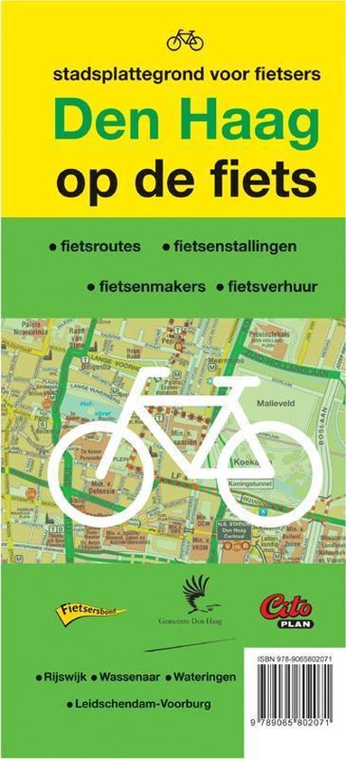 Cover van het boek 'Citoplan stadsplattegrond fietsers in Den Haag'