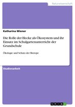 Die Rolle der Hecke als Ökosystem und ihr Einsatz im Schulgartenunterricht der Grundschule