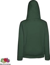 Fruit of the Loom Lady-Fit hoodie - Lightweight - Maat L - Kleur Bottle Green