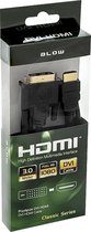HDMI DVI Kabel 4K 3 Meter - Zwart