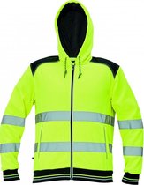 Knoxfield Hooded vest / sweater Hi-vis geel maat L - EN471