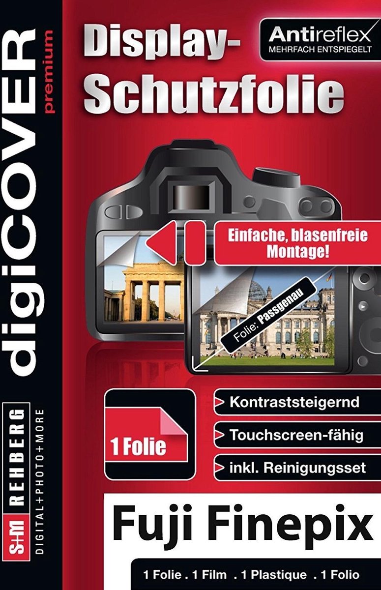 DigiCover N4179 schermbeschermer Doorzichtige schermbeschermer Camera Fujifilm 1 stuk(s)