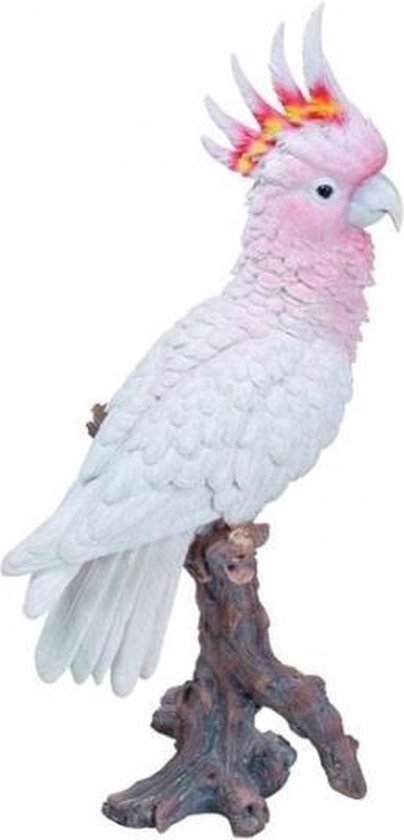 gebruik Mus onthouden Beeld roze kaketoe 40 cm - Roze vogel beeld | bol.com