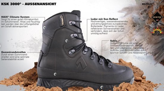 Haix KSK 3000, army wandel/bergschoen | bol.com