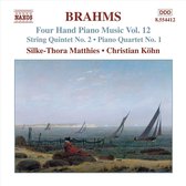 Silke-Thora Matthies & Chritian Köhn - Brahms: 4 Hands Piano Music Volume 12 (CD)