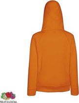 Fruit of the Loom Lady-Fit hoodie - Lightweight - Maat M - Kleur Orange