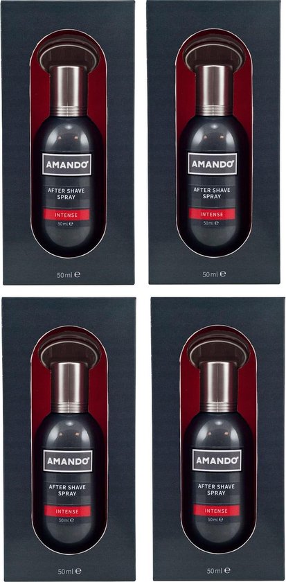 Amando Intense After Shave Spray 4 x 50 ml | bol.com