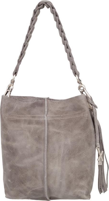 X Works Kim XS Schoudertas Dames Lichtgrijs bol