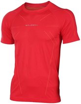 Brubeck Heren Sportkleding - Hardloopshirt / Sportshirt - Maat XL - Rood