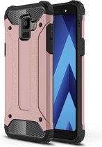 Armor Hybrid Hoesje Samsung Galaxy A6 (2018) - Rose Gold