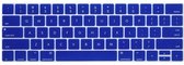 Siliconen Toetsenbord bescherming voor Macbook Pro met Touch Bar US-versie Blauw
