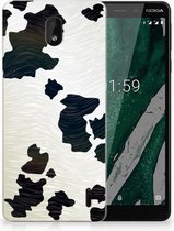 Nokia 1 Plus TPU Hoesje Design Koeienvlekken