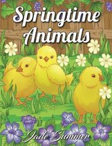 Springtime Animals - Jade Summer Coloring Book