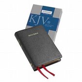 KJV Cameo Reference Bible  Black Edge-lined Goatskin Leather  Red-letter Text  KJ456:XRE Black Goatskin Leather
