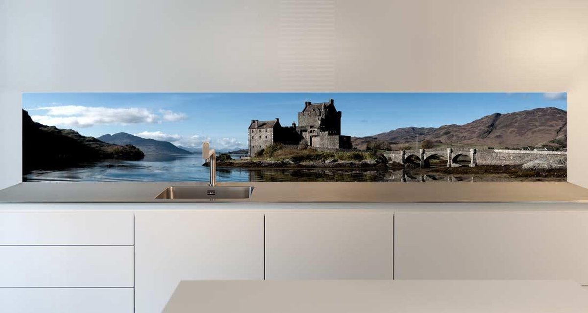 Keuken achterwand -Eilian Donan Castle- 305 x 50 cm