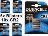 10 Stuks (5 Blisters a 2st) - Duracell CR2 Lithium batterij - Blister van 2 stuks