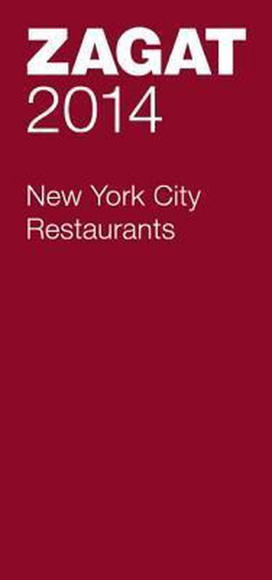 2014 New York City Restaurants - cover