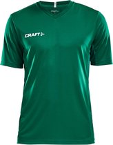 Craft Squad Jersey Solid SS Shirt Heren Sportshirt - Maat M  - Mannen - groen/wit