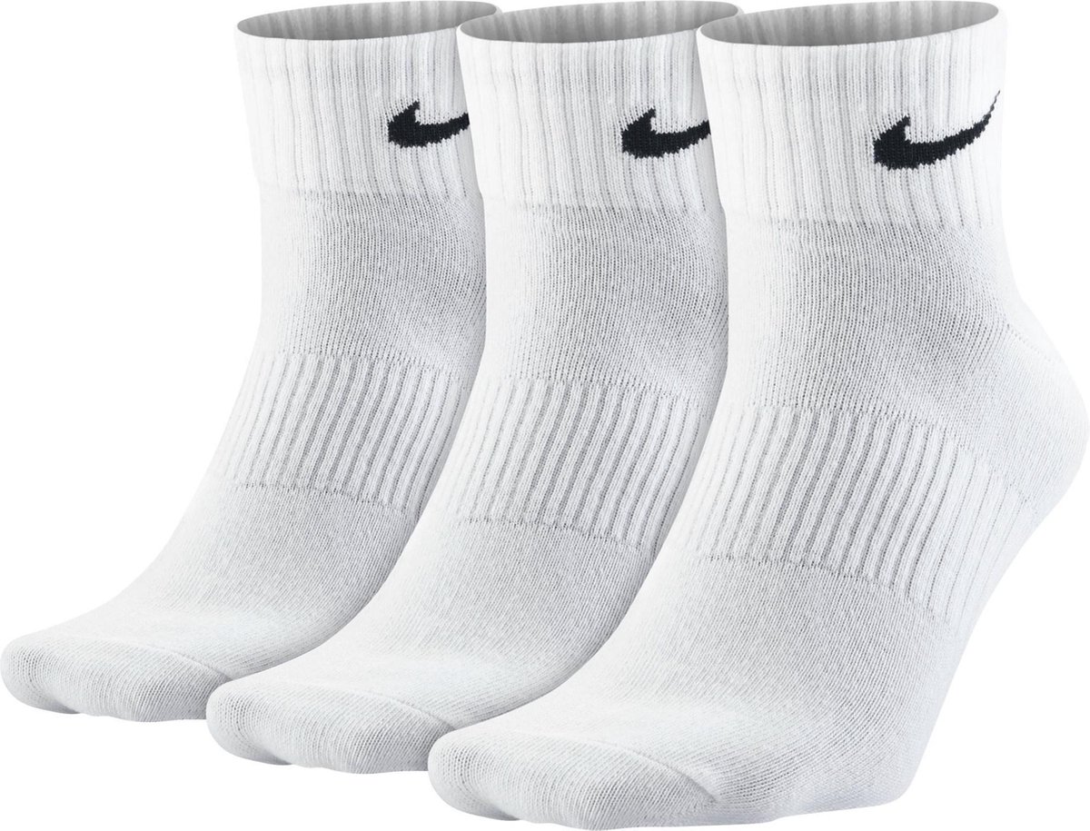 Nike Lightweight Quarter Sportsokken – Unisex Wit