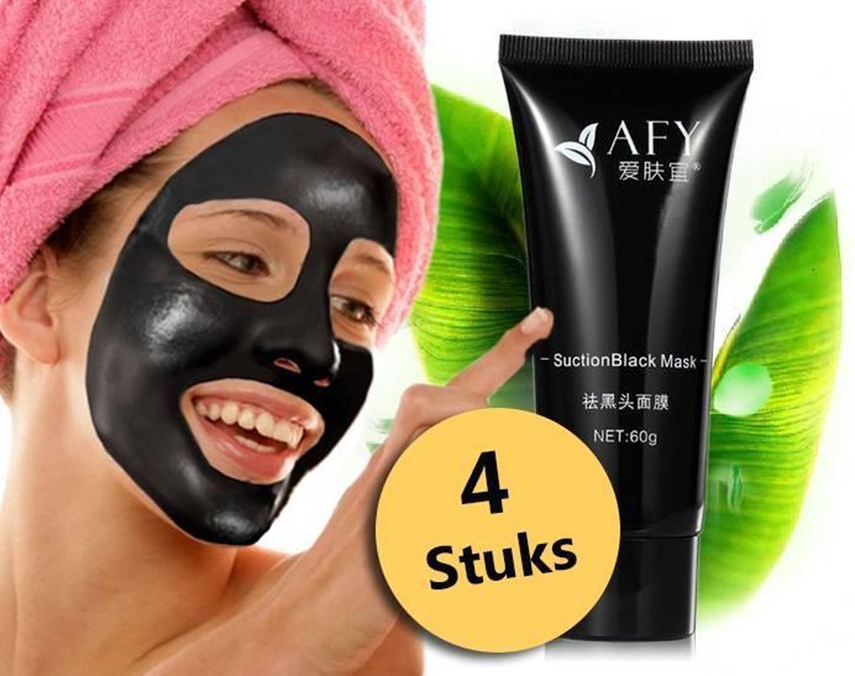 Mee-eters verwijderen met Blackhead masker / Blackhead - 4 tubes