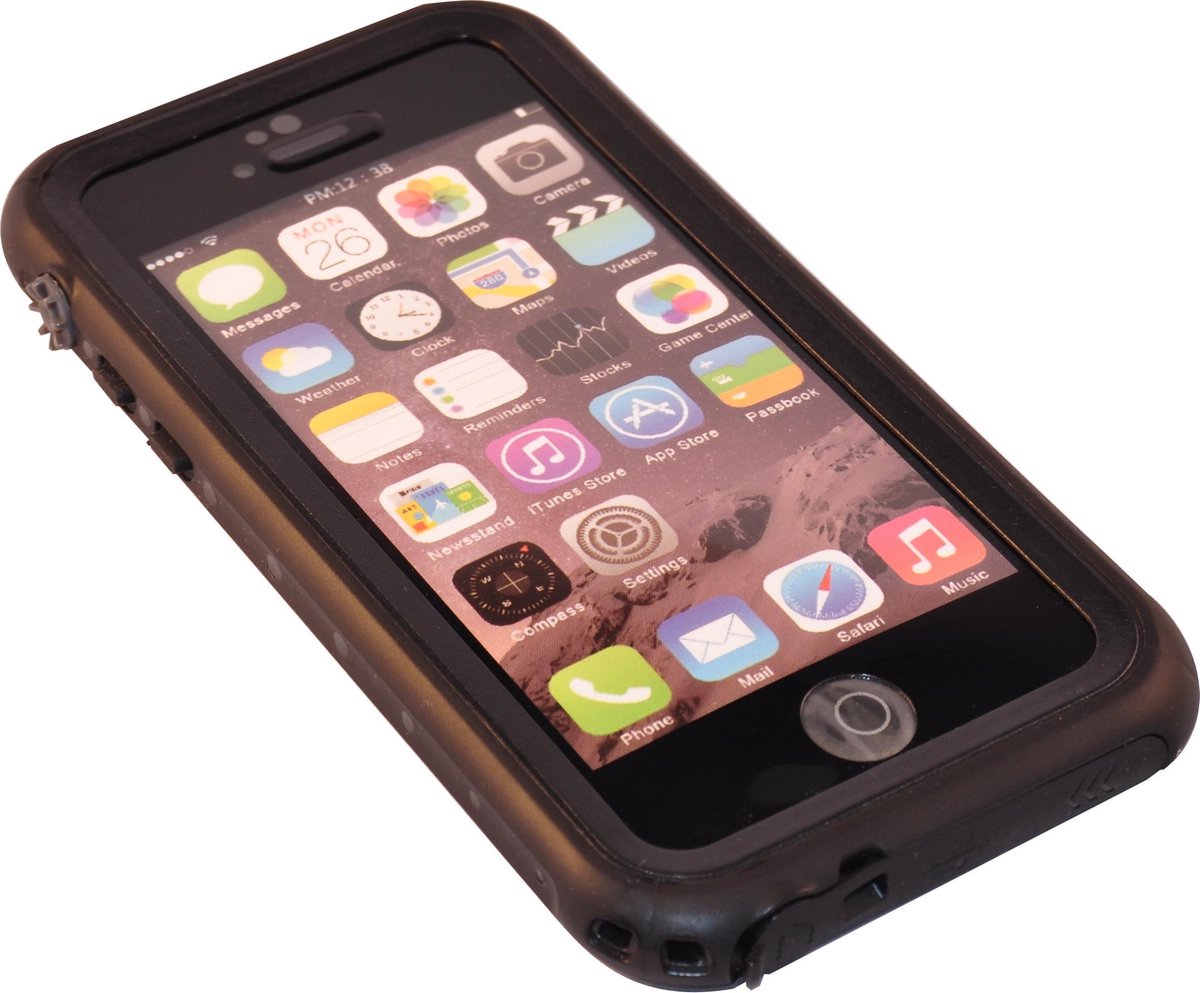 Phonaddon iPhone 5 5S SE Waterdicht Hoesje - Zwart