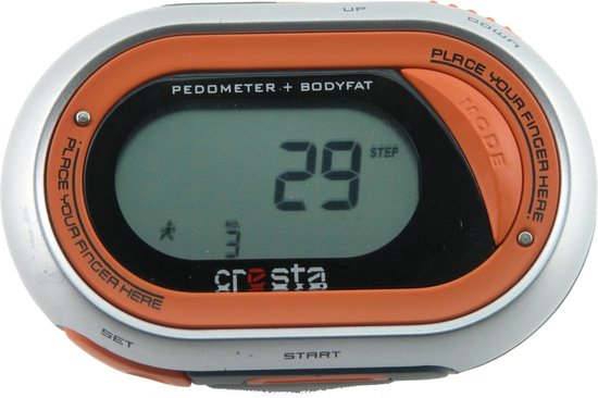 Cresta Digitale Stappenteller - Oranje | bol.com