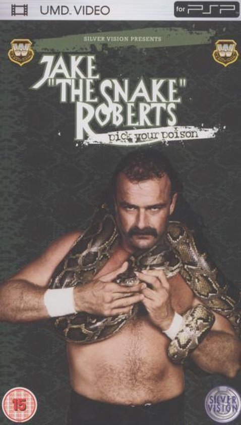 Cover van de film 'WWE - Jake The Snake Roberts: Pick Your Poison'