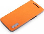 Rock Elegant Side Flip Case Orange HTC One