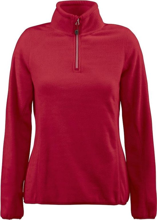 Printer RED FLEECE HALFZIP FRONTFLIP LADY 2261505 - Rood - XL