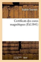 Sciences- Certificats Des Cures Magnétiques