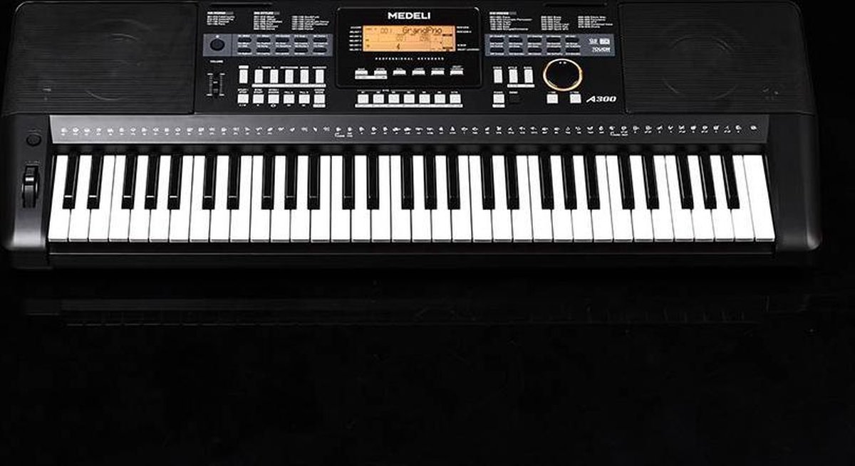 Medeli A300 61 toetsen keyboard zwart