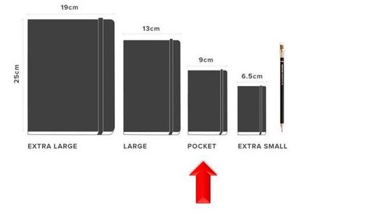 Moleskine Adresboek - Pocket - Hardcover - Zwart